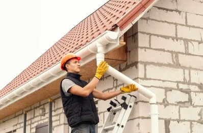 Pose et remplacement de gouttières aux Vans